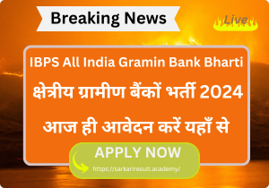 IBPS All India Gramin Bank Bharti 2024